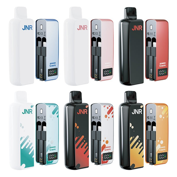 JNR PowerMate 30K Disposable Vape Kit with built-in 5000mAh power bank