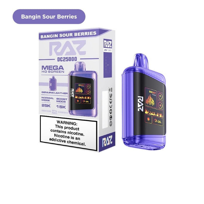 RAZ DC25000 Disposable Vape (5%, 25000 Puffs)