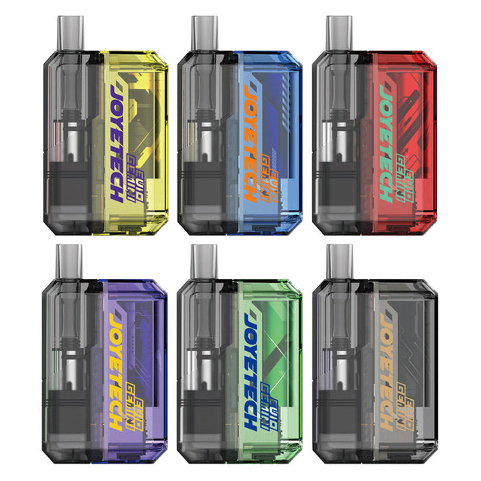 Joyetech EVIO Gemini Pod Kit showcasing its sleek and compact design with a 6.5ml juice capacity