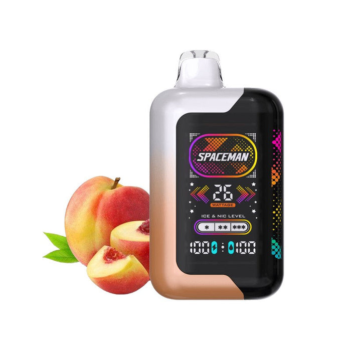 Premium Spaceman SP40000 flavors including Strawberry Kiwi and Juicy Peach