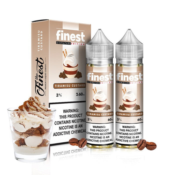 The Finest Signature Edition Tiramisu Custard E-juice 120ml