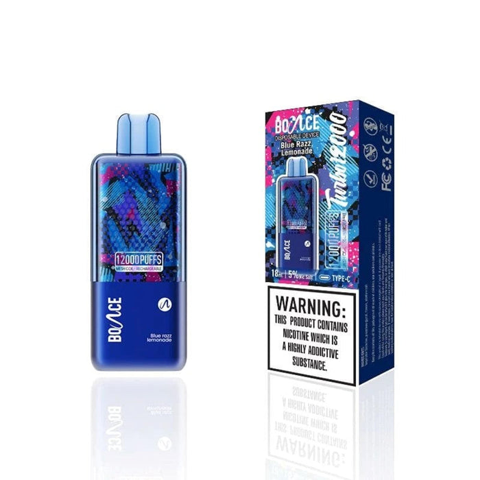 18ml pre-filled e-liquid Bounce Turbo 12000 vape with Type-C charging for effortless vaping at VapeNear.