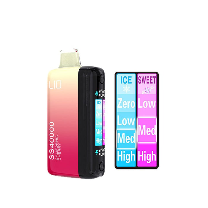 iJOY Lio SS40000 vape kit with 40000 puffs, perfect for heavy vapers.