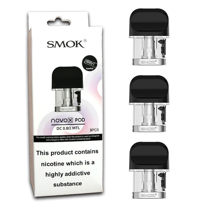 SMOK Novo X Replacement Pod Cartridge 2ml with Coil (3pcs/pack)