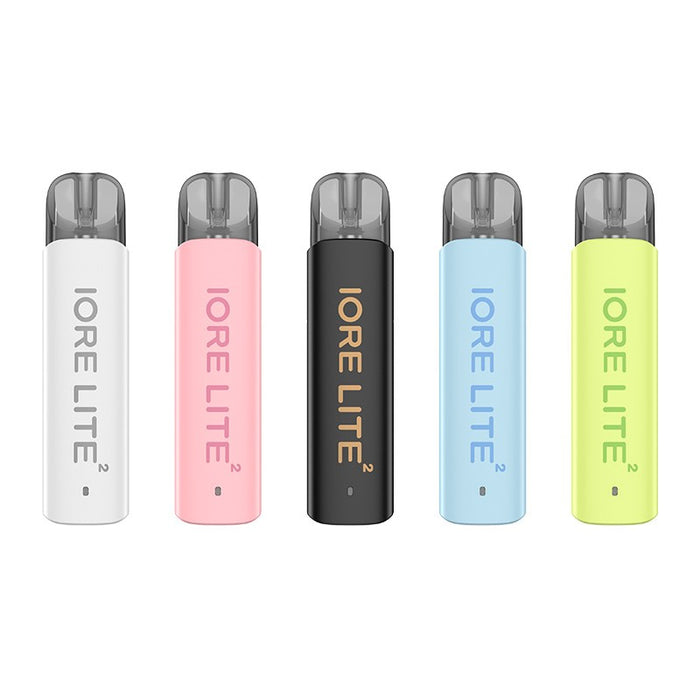 Eleaf IORE LITE 2 Pod Kit in stylish macaron tones with compact design for on-the-go vaping.