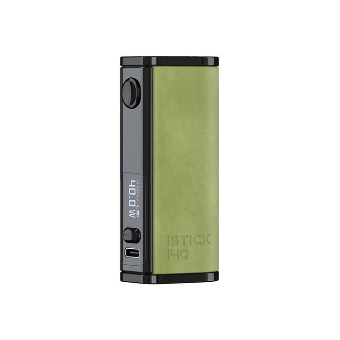 Customizable vaping experience with Eleaf iStick i40, featuring Variable Wattage (VW) and Variable Voltage (VV) modes.