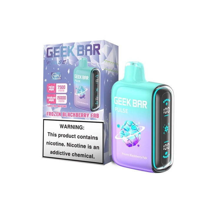 Buy Geek Bar Pulse 15000 Frozen Edition Disposable Vape with up to 15,000 puffs at Vapenear online vape shop.