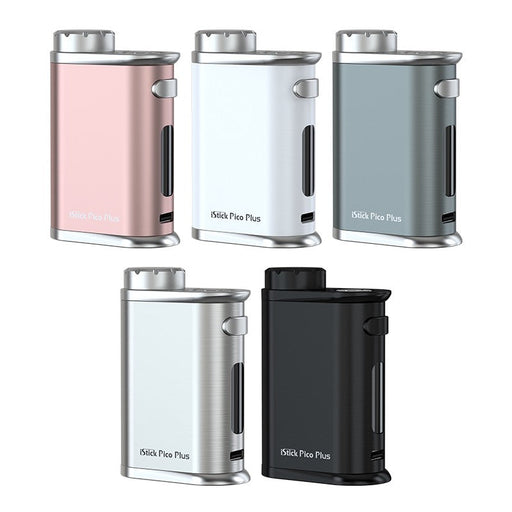 Eleaf iStick Pico Plus 75W Box Mod with fast USB Type-C charging and sleek compact design.