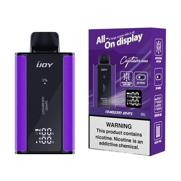 IJOY Captain 10000 customizable S/D power modes