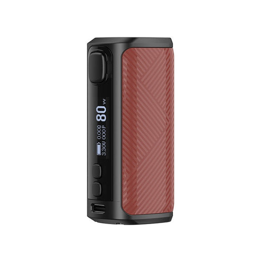 Compact and ergonomic Eleaf iStick i80 vaping mod featuring fast charging and smart chip.