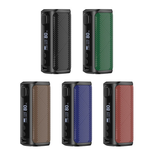 Eleaf iStick i80 Box Mod with 80W output power and 3000mAh battery.