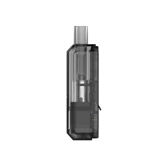 Close-up view of the Joyetech EVIO Gemini Pod Cartridge featuring a 6.5ml vape juice capacity and leakproof design, compatible with the EVIO Gemini Pod Kit.