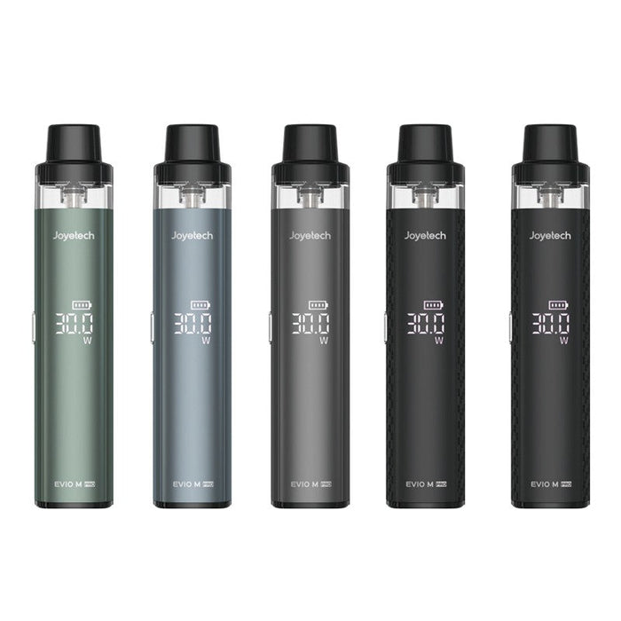 Joyetech EVIO M Pro Pod System with 1100mAh battery at MistVapor for long-lasting vaping sessions.