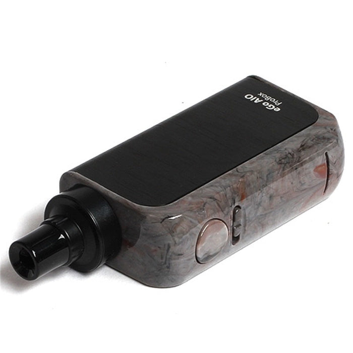 eGo AIO ProBox Kit in glossy black, designed for easy top-fill e-liquid refilling