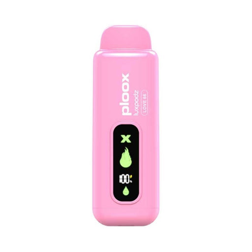 Low nicotine 0.5% Ploox Me X vape pen with 16ml pre-filled e-juice and rechargeable Type-C battery