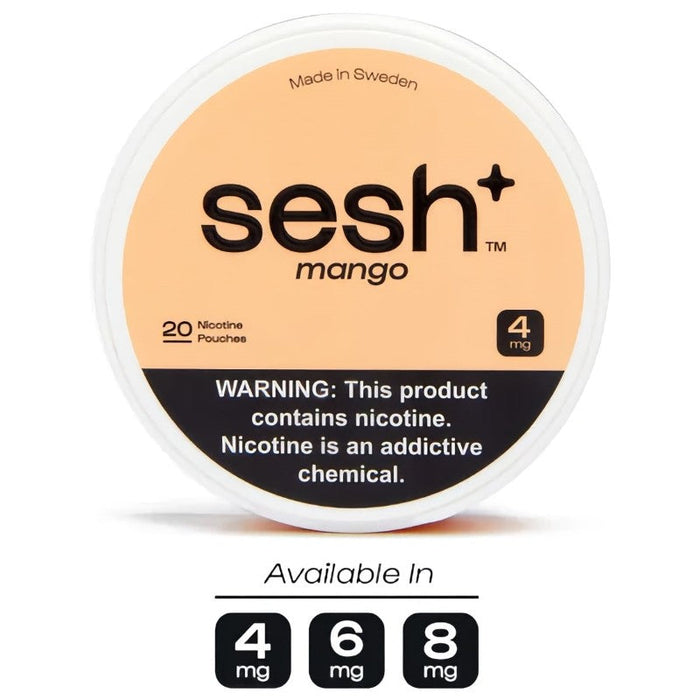 Sesh+ Nicotine Pouches (20 Pouches/Can)