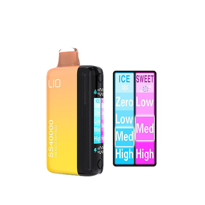 42W output power in iJOY Lio SS40000 disposable vape for smooth vaping experience.