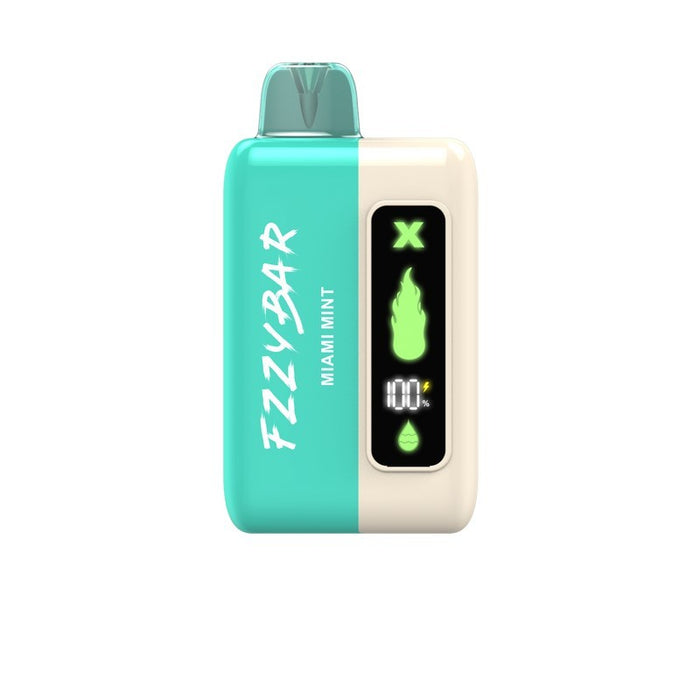 FZZYBAR X20000 Disposable Vape in Blue Razz Lemonade flavor.