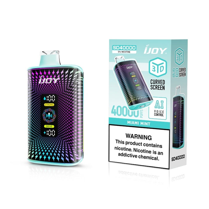 5% nicotine strength for satisfying hits on the iJOY Bar SD40000.