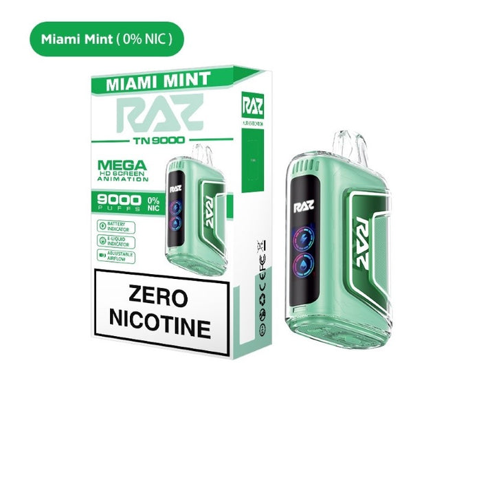 RAZ TN9000 Nicotine Free Disposable Vape 12ml