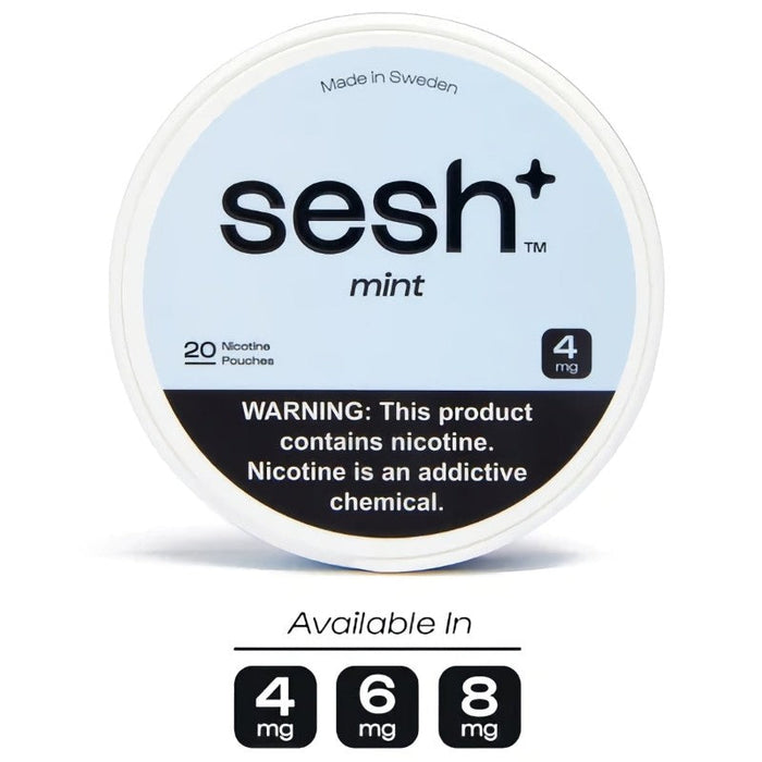 Sesh+ Nicotine Pouches (20 Pouches/Can)