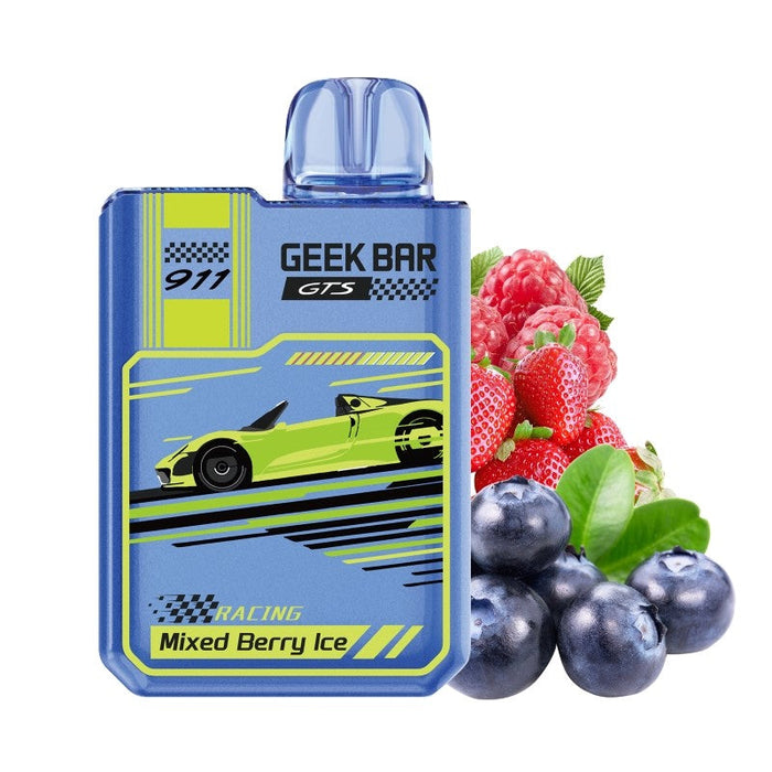 Rechargeable 800mAh battery for longer vaping with Geek Bar 911 GTS.