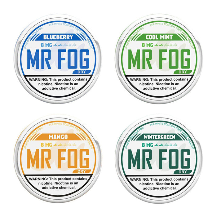 Mr Fog Nicotine Pouches (20 Pouches/Can)