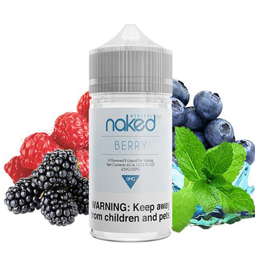 Naked 100 Very Cool 60ml E-juice, a perfect blend of sweet berries and menthol for a refreshing vape experience. Available at VapeNear Online Vape Shop.