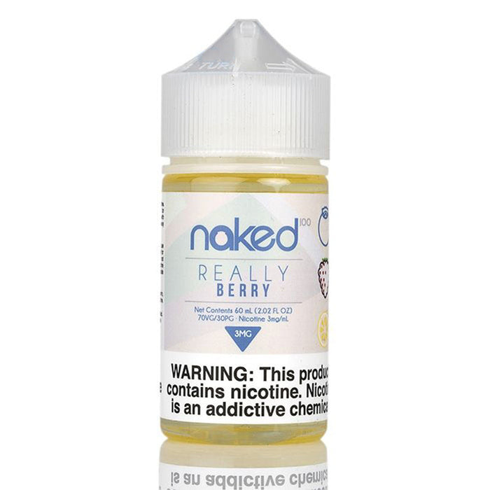 Enjoy the bold and refreshing taste of Naked 100 Really Berry E-Juice, featuring a sweet mix of berries and a zesty lemon twist.