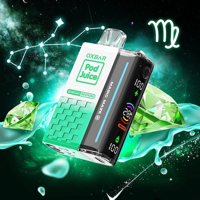 900mAh supercharged battery in OXBAR Magic Maze 2.0 for extended use.