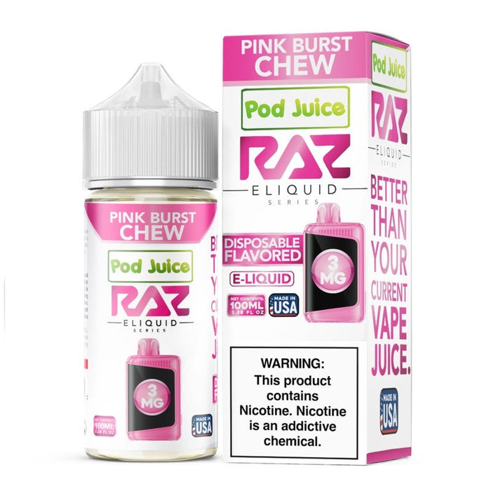 100ml bottle of Jolly Blue Razz Ice e-liquid with premium nicotine for smooth vaping.