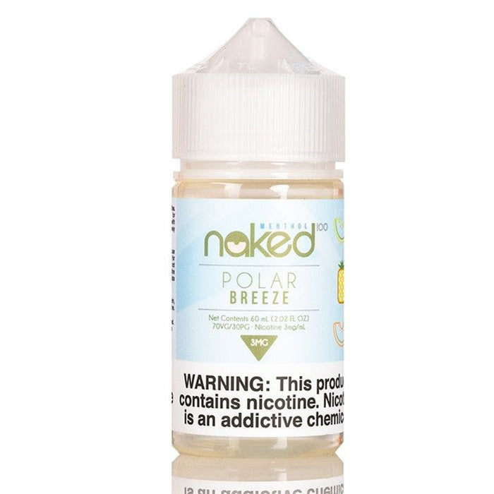 The Naked 100 Frost Bite E-Liquid comes in a convenient 60ml glass bottle, providing the perfect balance of menthol and fruity sweetness for all-day enjoyment.