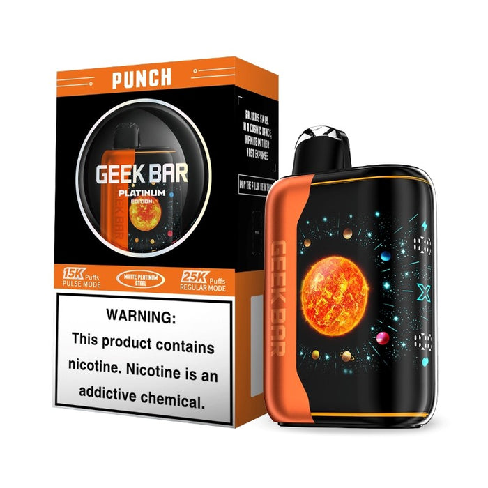 Geek Bar Pulse X 25K with dual core processor and VPU technology for consistent and smooth hits, available at MistVapor.