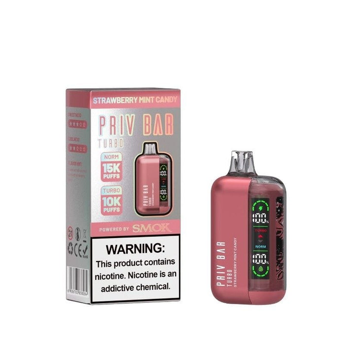 SMOK Priv Bar Turbo 15000 16ml e-liquid capacity