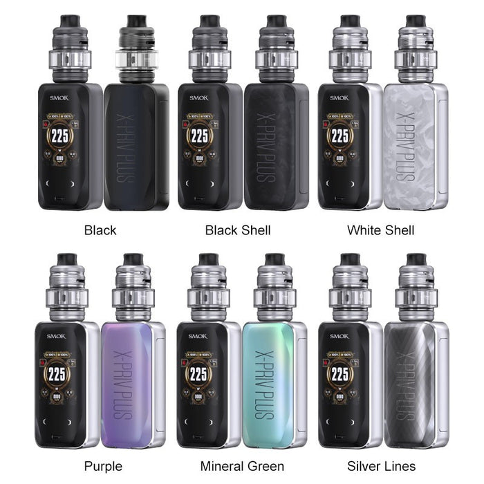 Buy SMOK X-PRIV Plus vape kit with touchscreen display and dual 18650 battery support