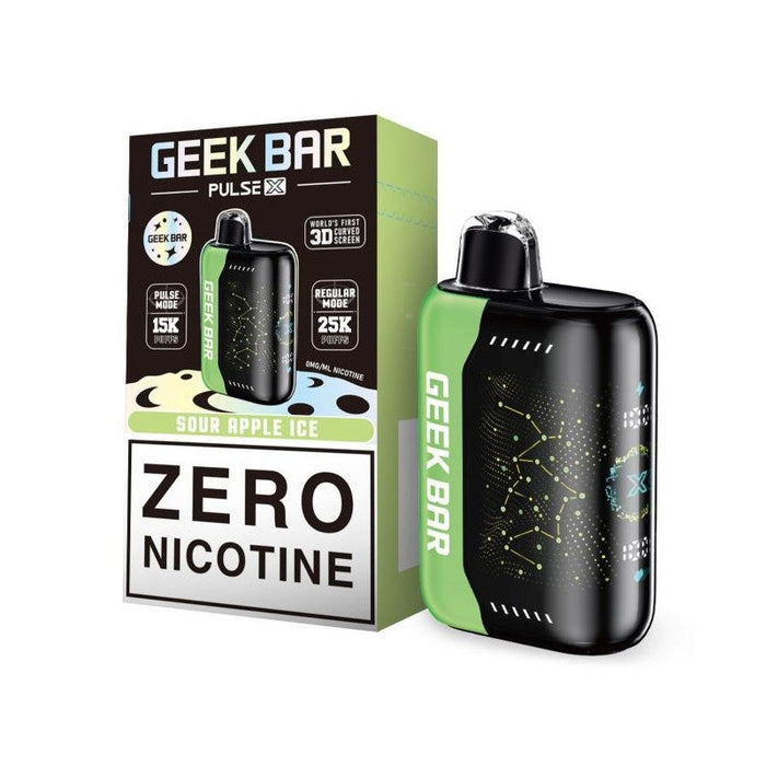 Satisfying vape experience with Geek Bar Pulse X 25K Zero Nicotine, featuring draw activation and multiple vaping modes for ultimate convenience.
