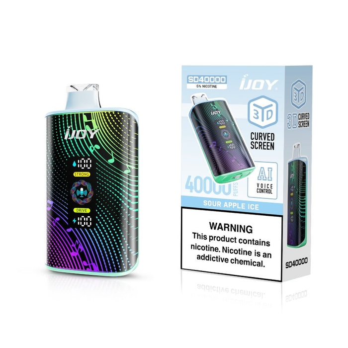 Flavor-packed iJOY Bar SD40000 with multiple flavor options.