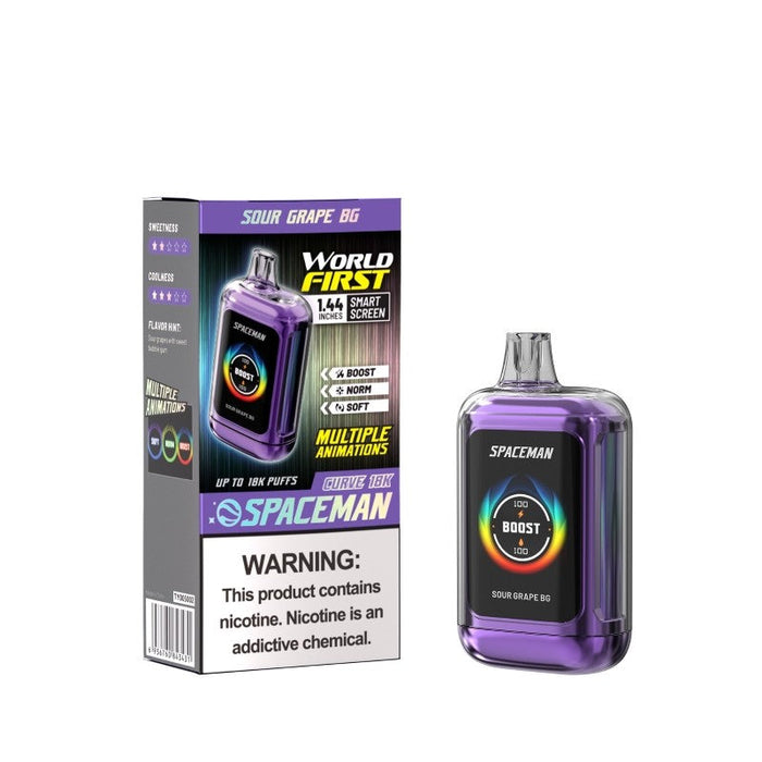 Spaceman Curve 18K Disposable Vape 16.5ml