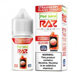 Pod Juice RAZ Disposable Collab Nic Salt E-juice 30ml