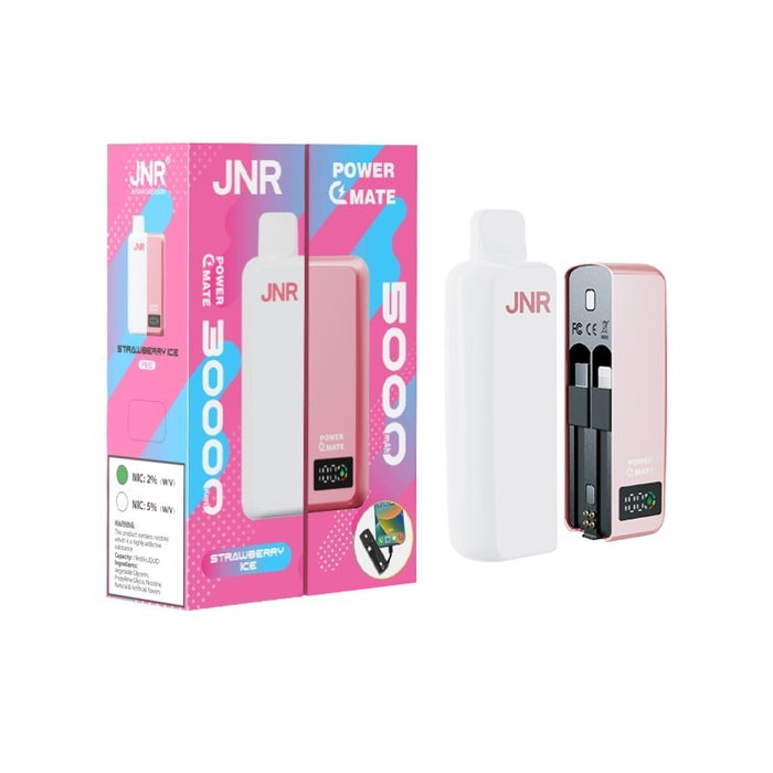 Rechargeable disposable vape with Type-C and Lightning phone charging cables