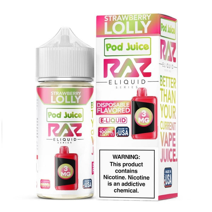 Jolly Blue Razz Ice E-juice available in 3mg and 6mg nicotine strengths.