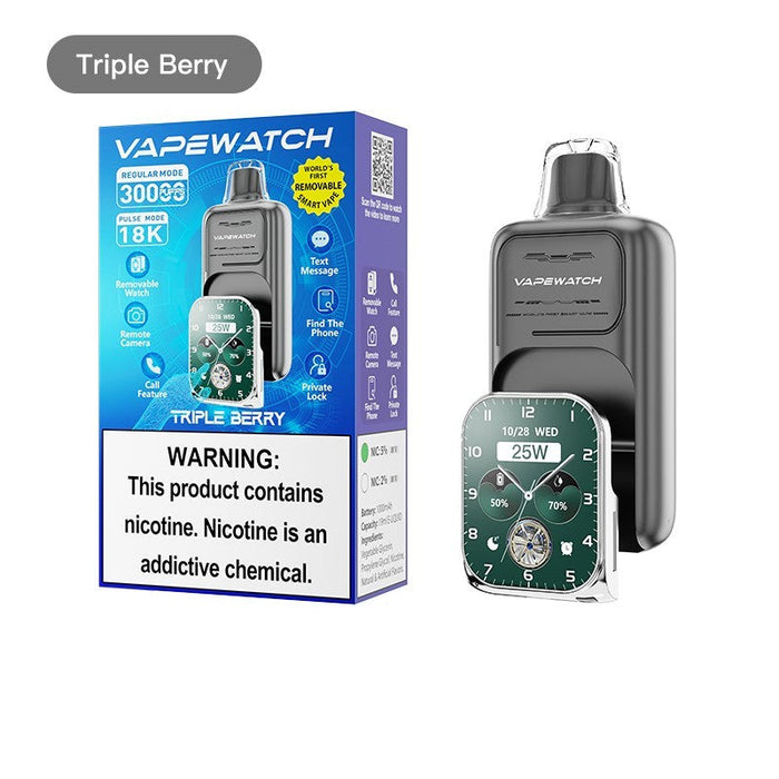 JNR VapeWatch Removable Screen 30K Vape 5%