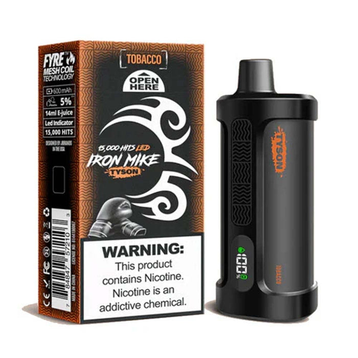 Iron Mike 15K Disposable Vape by Tyson 2.0