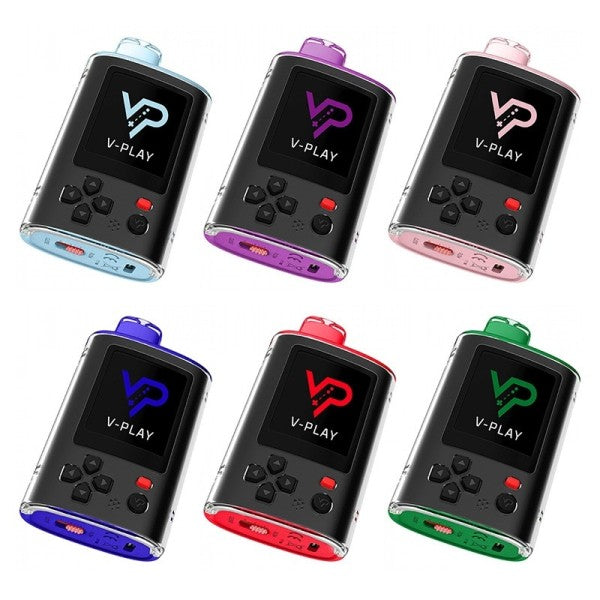 Craftbox V-Play 20K Disposable Vape with Pac-Man and Tetris features a 1.77-inch LED screen.