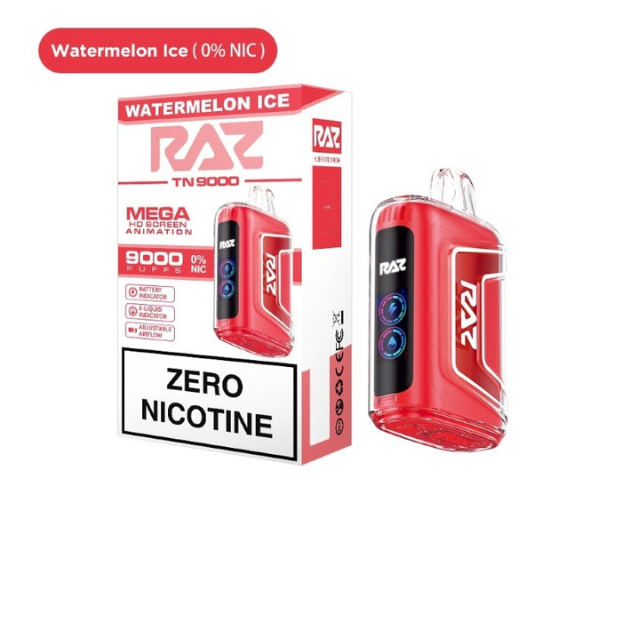 RAZ TN9000 Nicotine Free Disposable Vape 12ml