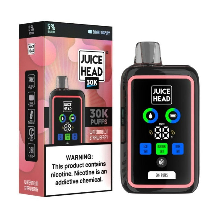 Juice Head 30K vape kit offers 30,000 puffs in ECO mode for extended enjoyment.