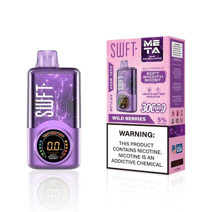 SWFT Meta 30K disposable vape, the ultimate choice for MTL vaping enthusiasts.