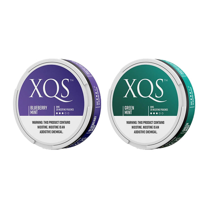 XQS Slim Format Nicotine Salt Pouches (20 Pouches/Can)